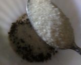 A picture of step 1 of Dalgona coffee.
