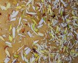 A picture of step 6 of Moong dal Halwa.