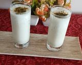 A picture of step 2 of Mint salty lassi/ savory lassi.