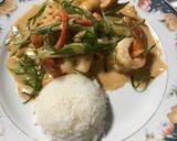 รูปขั้นตอนการทำที่ 3 ของ กุ้งครีมมีเคอรี่ซอส