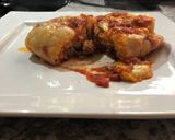 A picture of step 8 of Cheesy Cabbage Rolls.