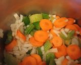 A picture of step 1 of All vegetable Minestrone soup.