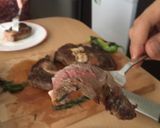 A picture of step 4 of Pan Cooked Ribeye Steak.