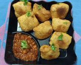 A picture of step 7 of Veg momos.