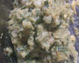 A picture of step 2 of Paneer bread pakoda.
