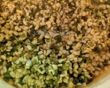 A picture of step 1 of Moong Dal fritters/ Mangodi.