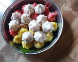A picture of step 7 of Colourful modak Happiness overloaded.
