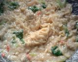 Foto langkah ke 8 dari resep Seblak Mie Baso Telur.