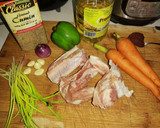 Foto del paso 1 de la receta: Costillas de cerdo con zanahoria