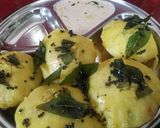 सूजी बेसन ढोकला (Suji besan dhokla recipe in Hindi) रेसिपी चरण 4 फोटो