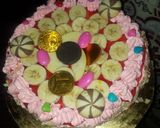 صورة لخطوة 7 من وصفة كيكة عيد ميلاد💋😍🎉🎊👑