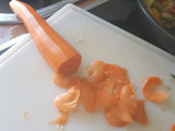 Muslitos de pollo con salsa de setas con verduras