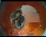 A picture of step 5 of Akhi masoor dal.