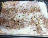 A picture of step 7 of Kunafa Arabic sweet.