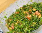 A picture of step 1 of Lansir(cress salad).