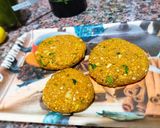 A picture of step 2 of Rajma Rice Burger.