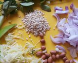 A picture of step 1 of Raw mango pulav.