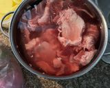 Hình bước làm 1 của món Gân bò luộc