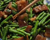A picture of step 5 of Chinese Long Bean Stir Fry.
