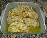 Foto del paso 6 de la receta: Pollo al horno con papas rellenas
