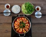 Hình bước làm 6 của món Lẩu tôm Năm Ri (Biên Hoà)