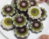 Foto langkah ke 8 dari resep Lapis Beras Pandan Coklat.