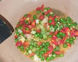 A picture of step 3 of Vegetable fried rice.