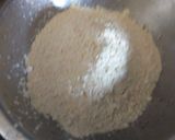 A picture of step 1 of Spinach gramflour cheela.