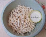 Hình bước làm 2 của món Gỏi khoai môn TÔM càng