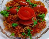 वेजिटेबल टमाटर पुलाव (vegetable tamatar pulao recipe in Hindi) रेसिपी चरण 4 फोटो