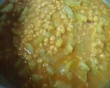 A picture of step 3 of Chana dal n louki.