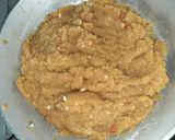 A picture of step 6 of Moong dal halwa.