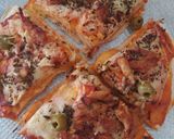 Foto del paso 7 de la receta: Tortitas de trigo rellenas en air fryer (tipo pizza)