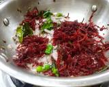 Beetroot Poha recipe step 2 photo