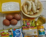 Foto langkah ke 1 dari resep Bolu Pisang Kukus.