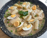 Foto del paso 8 de la receta: Merluza a la vasca con espárragos