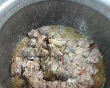 A picture of step 2 of Mutton pulav.