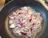 Mexikói tortaszendvics sült babbal zöldségekkel, baconnel recept fázis 3 fotója