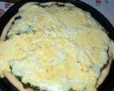 Foto del paso 8 de la receta: Pizza de Espinacas y Salsa Blanca