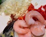 Foto del paso 1 de la receta: Pasta de camarones y almejas