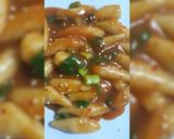 Foto langkah ke 4 dari resep Tteokbokki, (tanpa rasa tepung).