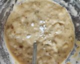 A picture of step 4 of Kela pua bananna pancakes.