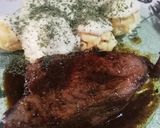 Foto del paso 8 de la receta: Blanda al horno con papas noisett y crema de champignones