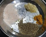 A picture of step 5 of Spinach Methi leaves bhajiya.