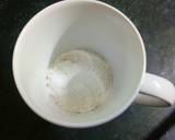 Chocolate Brownie mug cake recipe step 1 photo