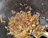 A picture of step 4 of Raw Green Chana biryani.
