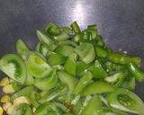 A picture of step 4 of Raw tomato sabji.