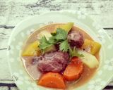 Hình bước làm 5 của món Sườn heo nấu Pate