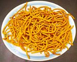 बेसन सेव (Besan sev recipe in Hindi) रेसिपी चरण 6 फोटो