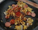 Foto langkah ke 3 dari resep Sosis Telur Ala Anak Kost.